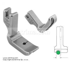 Pätka na všívanie kedru pre šijacie stroje, ľavá 4.8mm P69L3/16 [36069L 3/16]